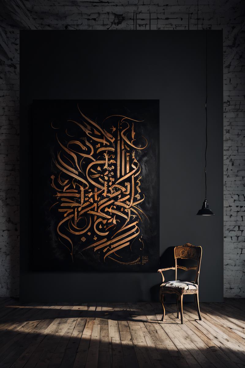 00010-4257471261-1059-(dark theme_0.5), masterpiece, calligraphy art, square abstract layered lettering poster on the wall, girl in chair, detailed, s.png